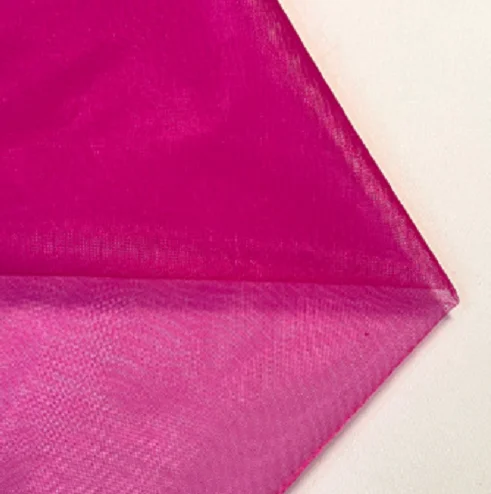 24 colors wholesale colorful Woven nylon organza fabric for dress