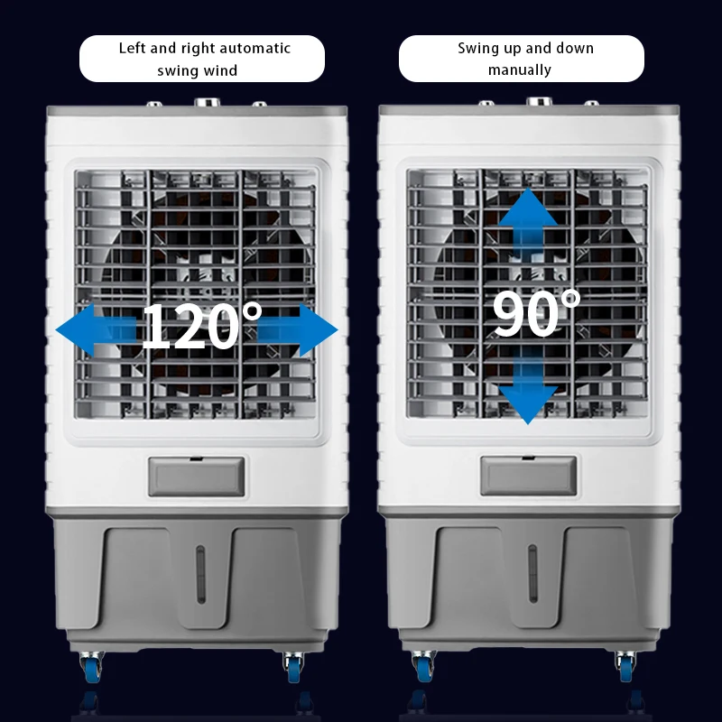 Industrial air cooler commercial air fan plus water household remote control refrigeration air conditioning fan refrigeration