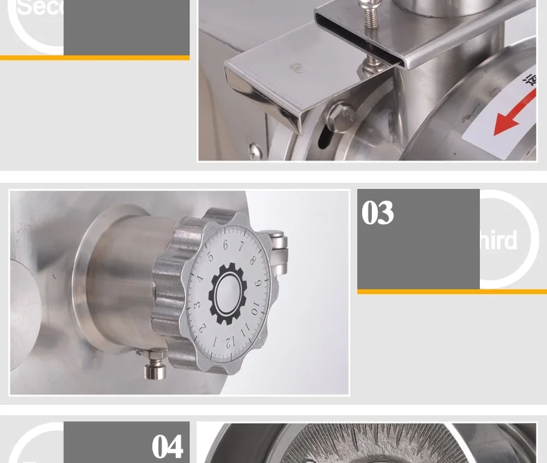 Gasoline Mini Flour Mill Mill Wheat Beans Flour Making Machine Corn Rice Mill Machine