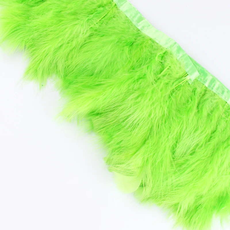 Marabou Turkey Fluff Feather Fringe Trim for Garment Accessories
