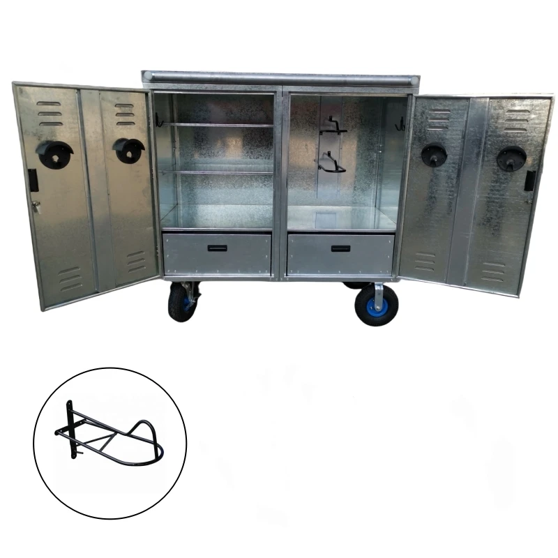 Saddle Box With Hign Quality Horse Equipment Tack Box Saddle Tack Locker Flight Case Horse Box