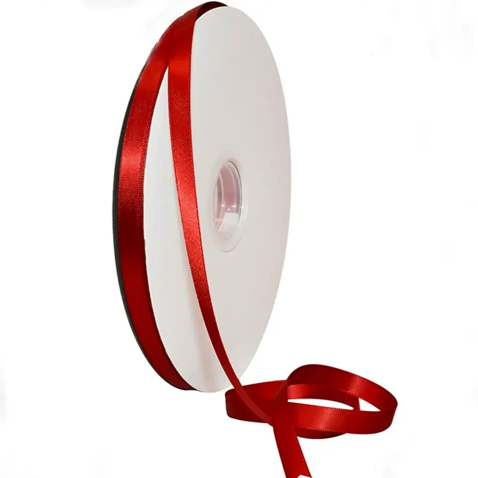 100% Polyester black double face printer for satin ribbon china