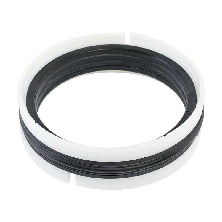 CAIMI OEM Hydraulic Cylinder Seal PTFE Carbon Filled PTFE Rod Piston Oil Spring Energized Seal