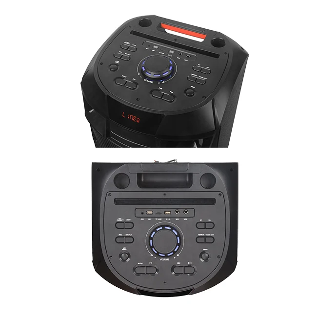 Professional Single 12 Inch Rechargeable Portable Bluetooths Trolley Party Wireless Karaoke Sound Box speaker With Pull Rod