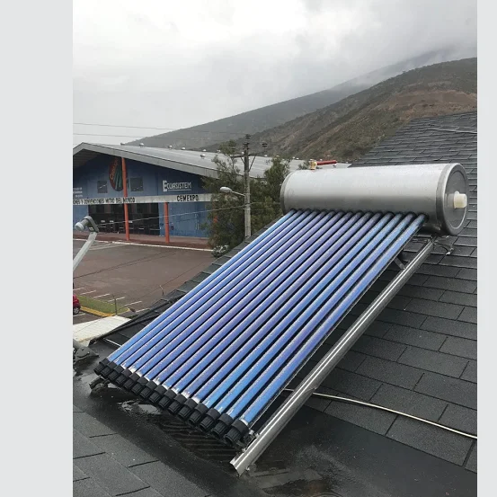 Integrative heat pipe pressure solar water heater