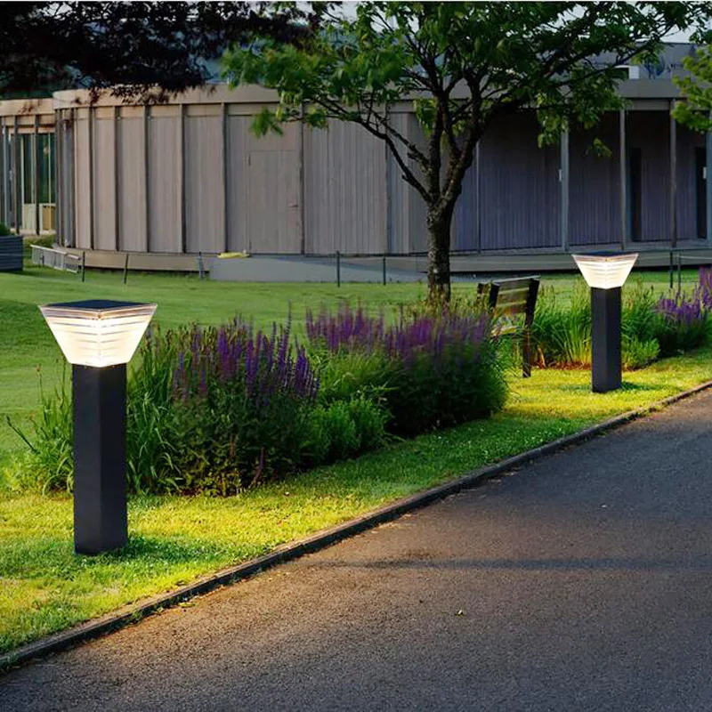 
High Quality aluminum solar lawn light lamp solar garden lamp 