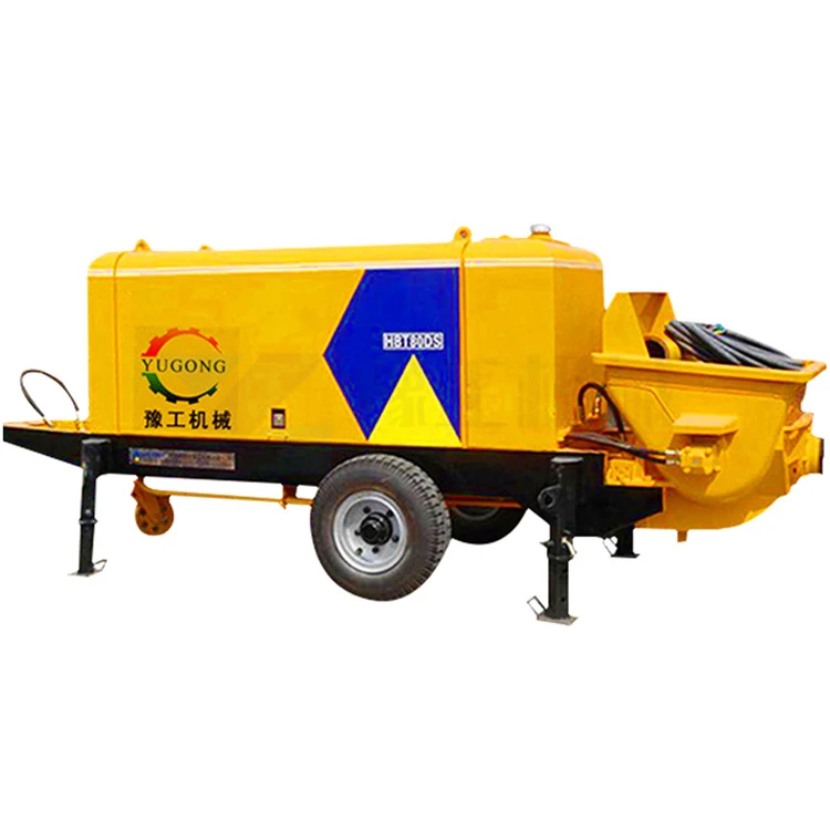 Diesel Engine Mini Small Truck Concrete Pump Machine Concrete Mixer with Pump