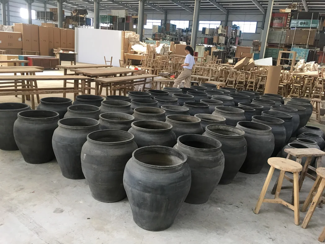 Лидер продаж античный горшок из глазурованной керамики для сада