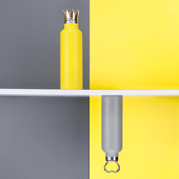  Королевская крышка короны индивидуальные вакуумные изолированные бутылки для воды из нержавеющей стали