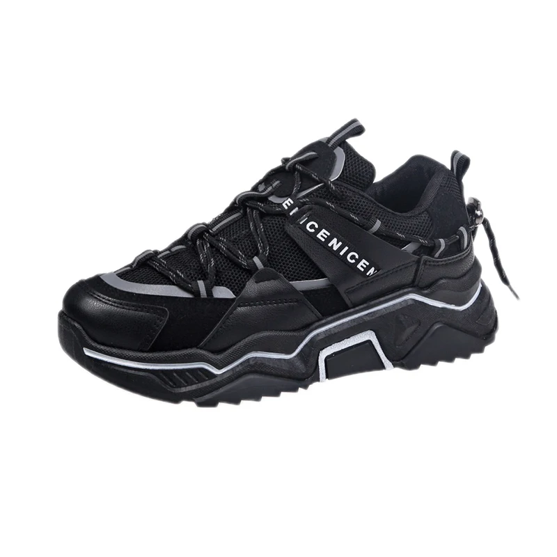 Новое поступление повысить дизайн модные спортивные туфли удобные Прогулочные кроссовки спортивная обувь