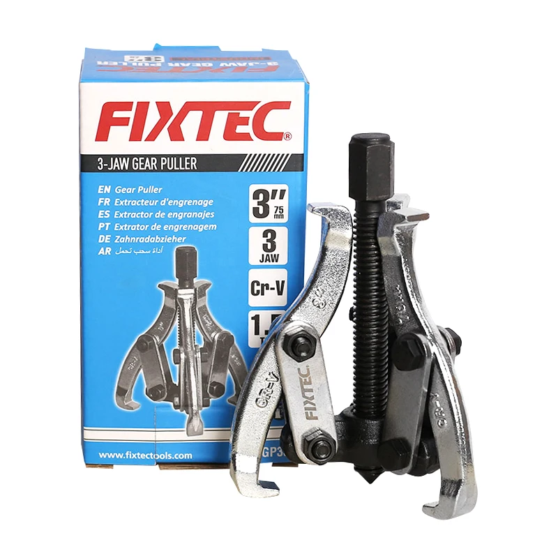 FIXTEC High Quality 3 Jaw Mini Gear Bearing Puller for Cars,Trucks, Motorcycles, Bicycles