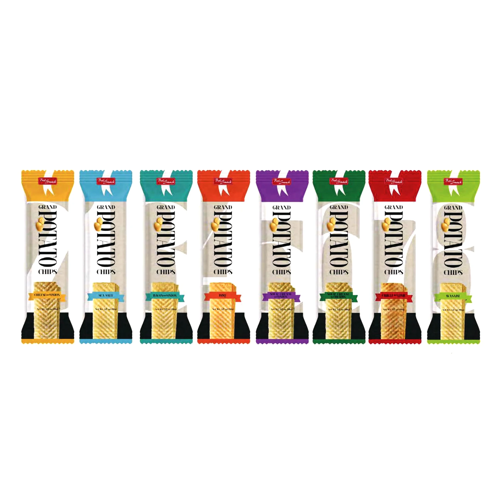 Estonia high quality delicious empacotadora potato chips oem for sale