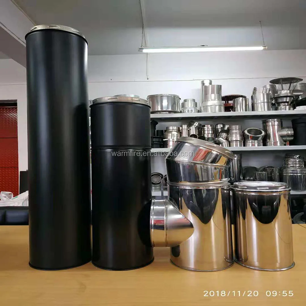 Warmfire 2019 popular Australian wood stove flue kits for wood heater  gas fireplace