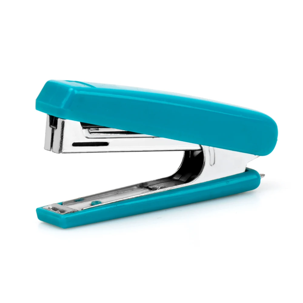 No.10 plastic stapler 12 pages capacity portable paper binding machine with staple remover