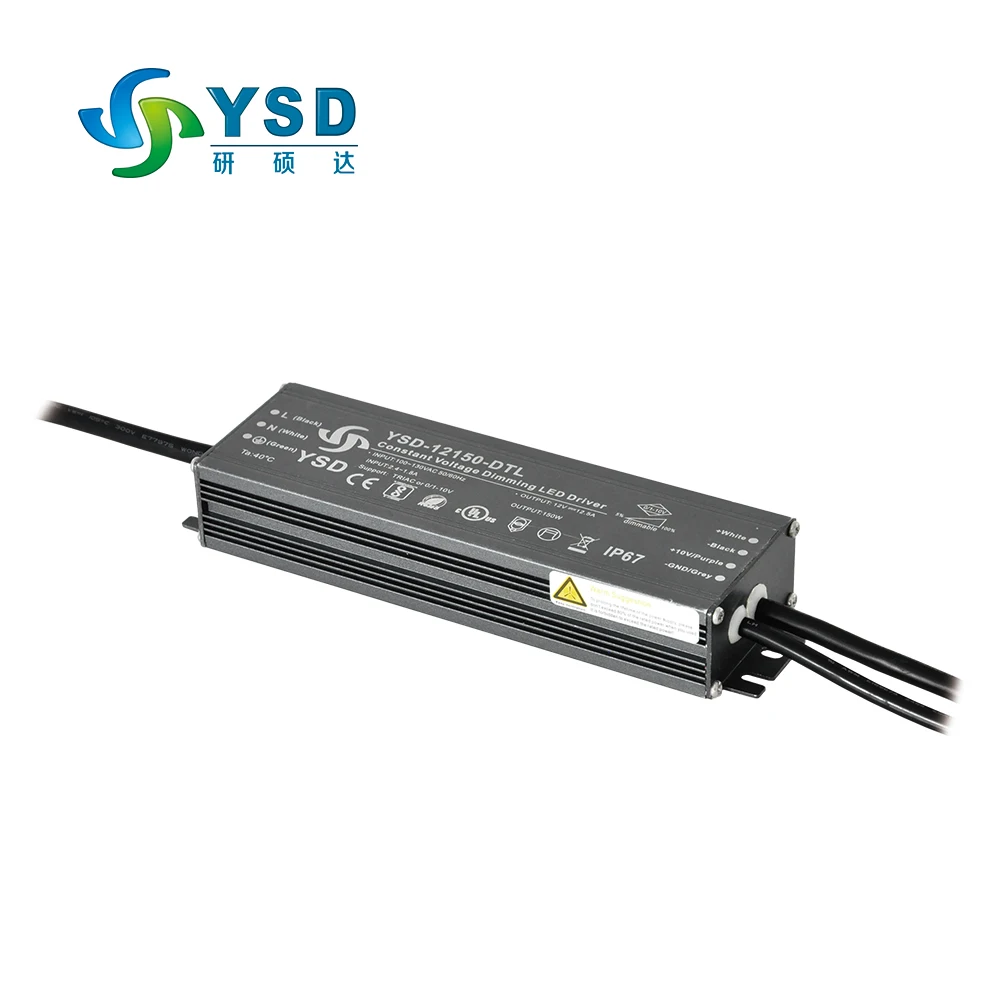 Светодиодный источник питания Yanshuoda тонкий драйвер с регулируемой яркостью 0-10 В triac 24 250 Вт переключатель регулировкой яркости ультратонкий