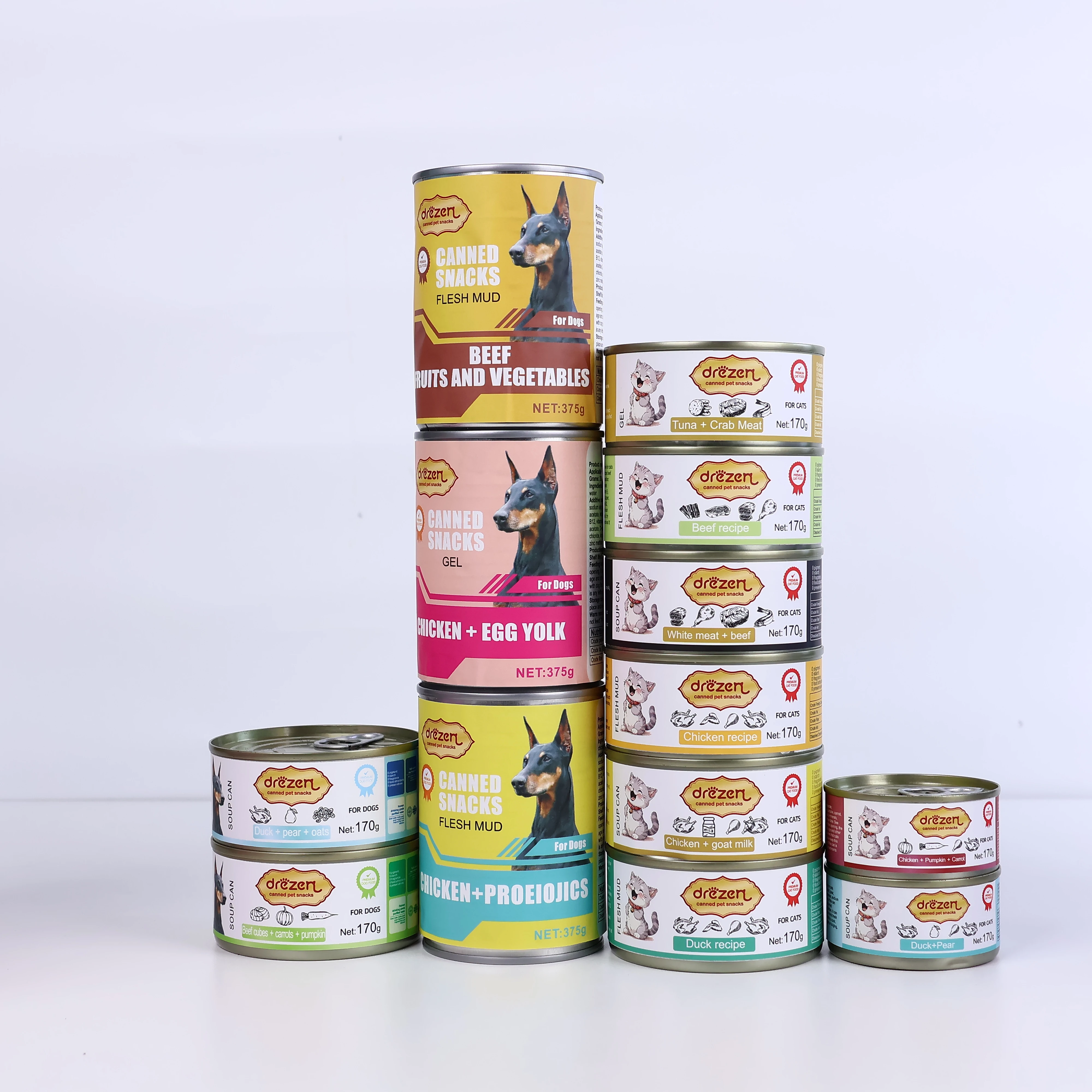 China-Made Cat Wet Food Natural Ingredients Fish Application Premium Canned Products