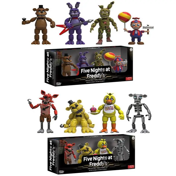 Five Nights At Freddy With 3d Eyes Halloween Horror Thriller Adventure Game Mini Building Blocks Bricks Figures Toys