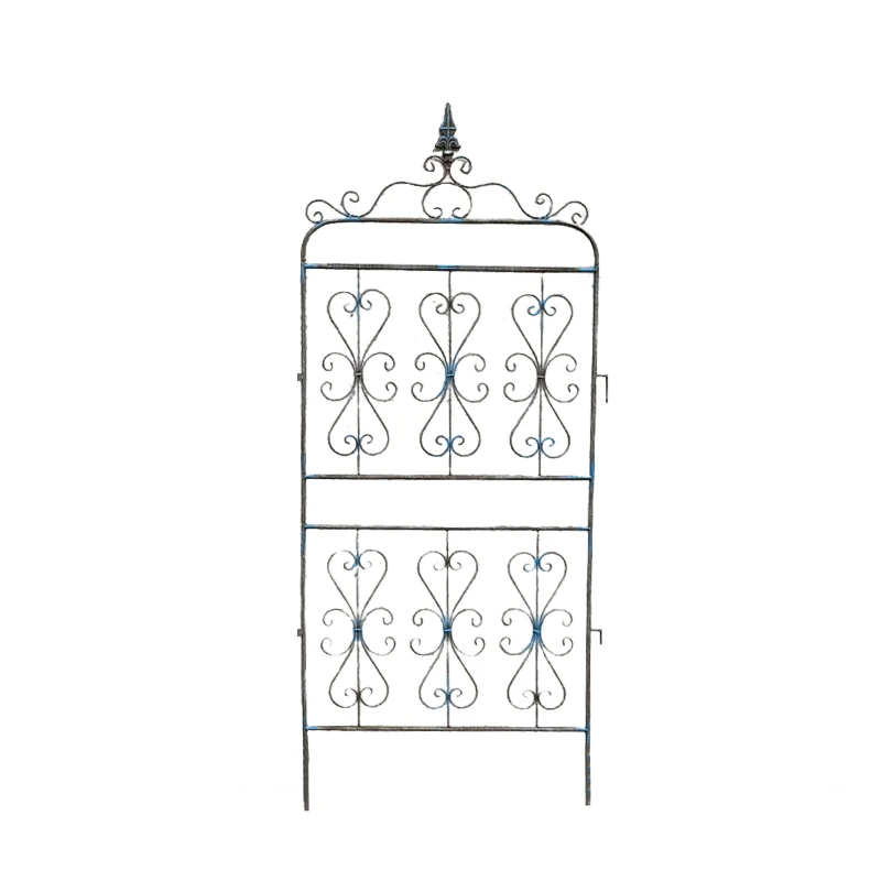 Double layer can be infinitely taller lron Rack Lotus Rose Moon Season Flower Rack Climbing Rattan