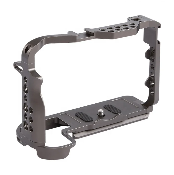 Dongguan Manufacture Professional SLR Camera Rabbit Cage Accessories Metal Vertical Shot Fill Light Photography Accessories