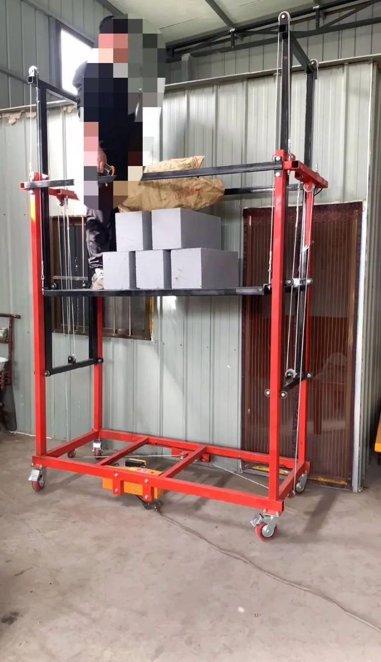 wendy Hot sale 200-500 kg portable electric lifting scaffolding electric lift platform electric scaffold lift