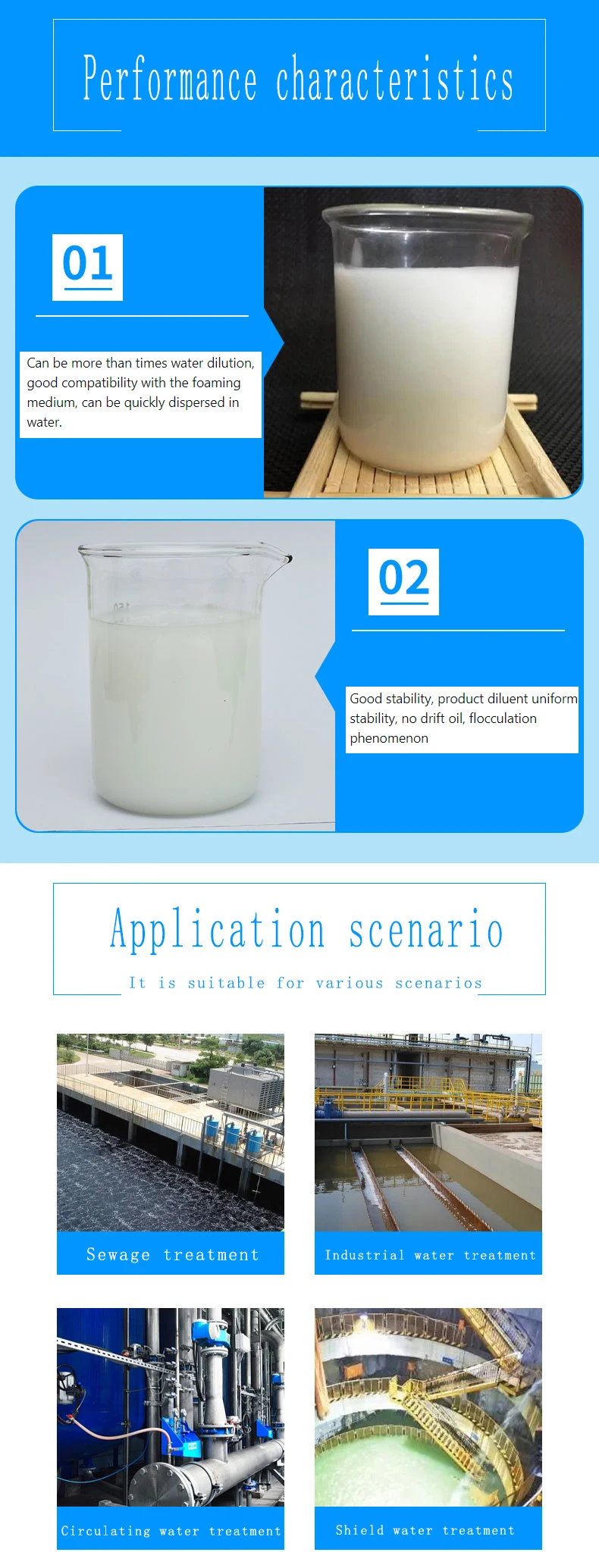 Water treatment defoamer   chemical