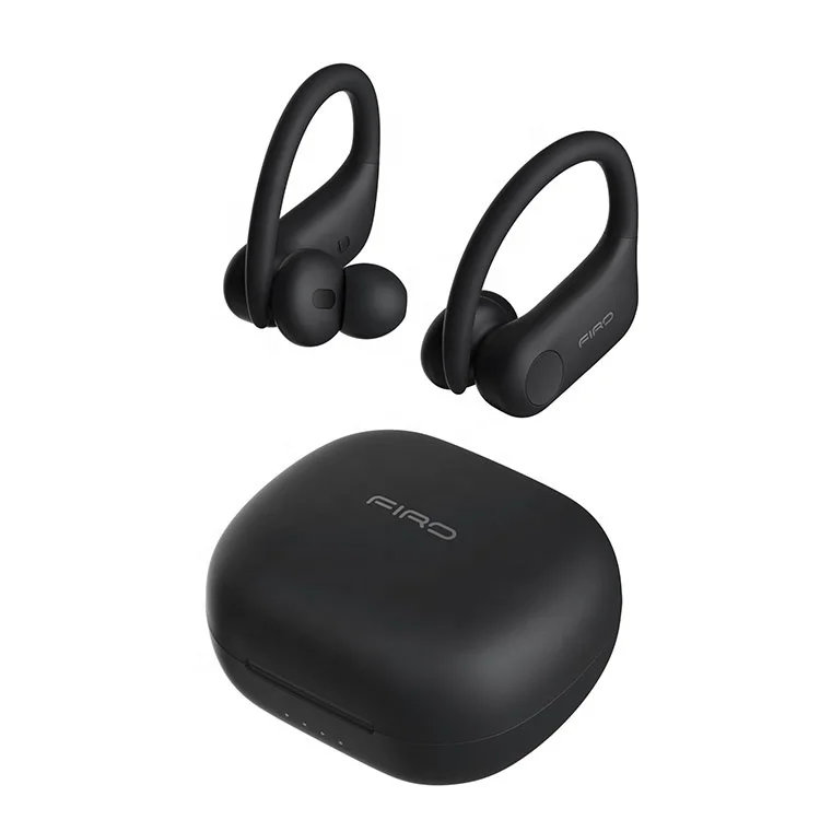 Premium QCC APT-X CVC 8.0 Noise Reduction Handsfree Adjustable Earhook Sweatproof Sport TWS Earphone