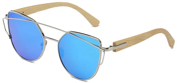 Polarized 2020 wooden bamboo sunglasses with competitive price