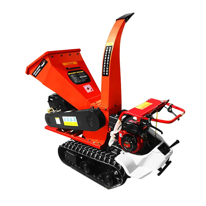 Дешевая заводская цена, мини-трактор с приводом, Мобильная древесная дробилка