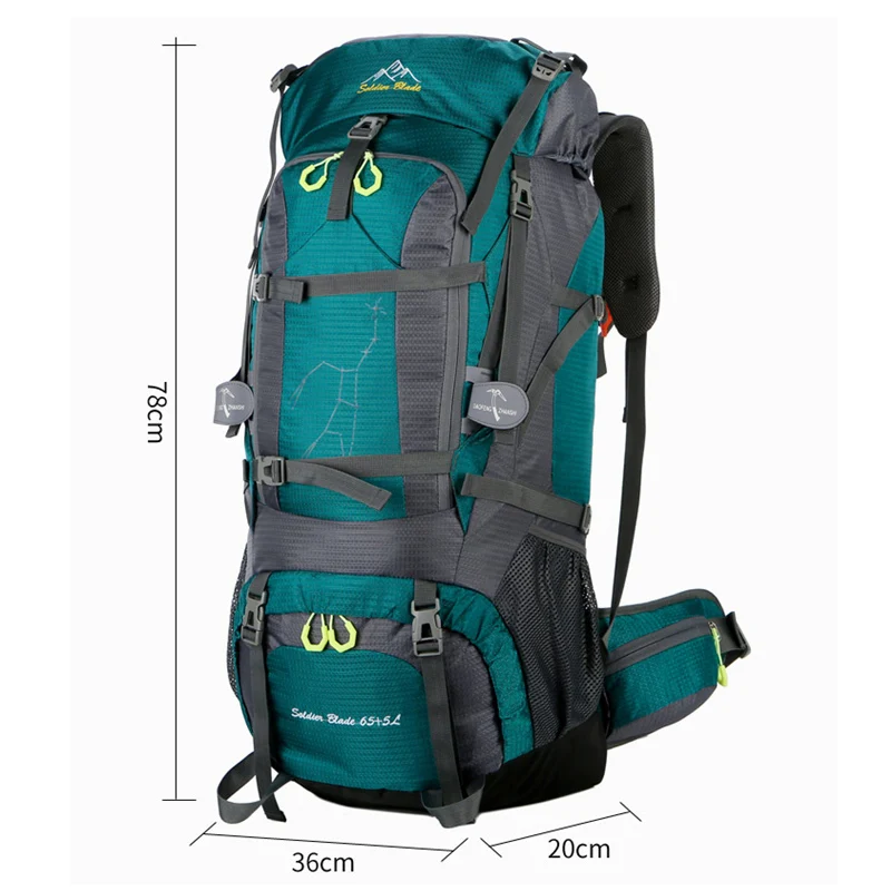 Luxury brand waterproof outdoor hiking backpack large capacity softback lightweight travelling camping backpack hiking
