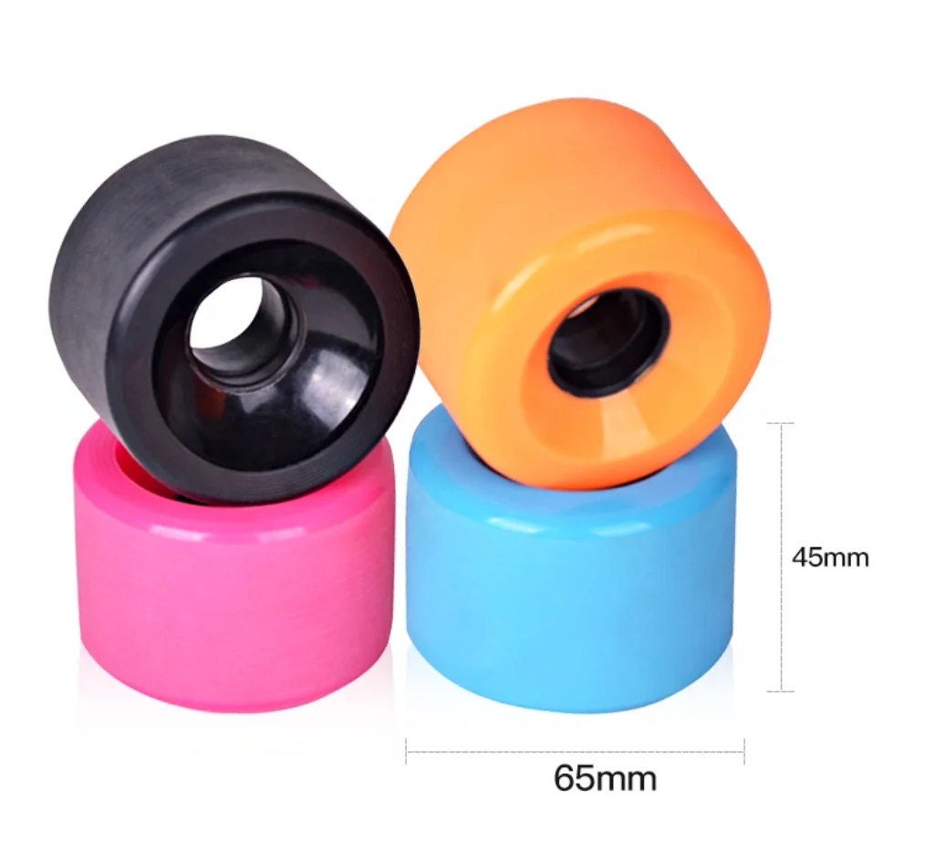 Spot Wholes Brush Street Big FIsh Boards Skate Cruiser Boards 78A 75% 65*45mm PU Skateboard Longboard Skate Wheels