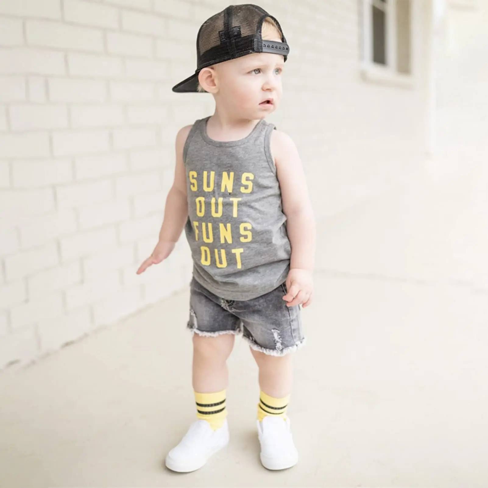 Toddler Boys Tank Top Sleeveless T Shirt