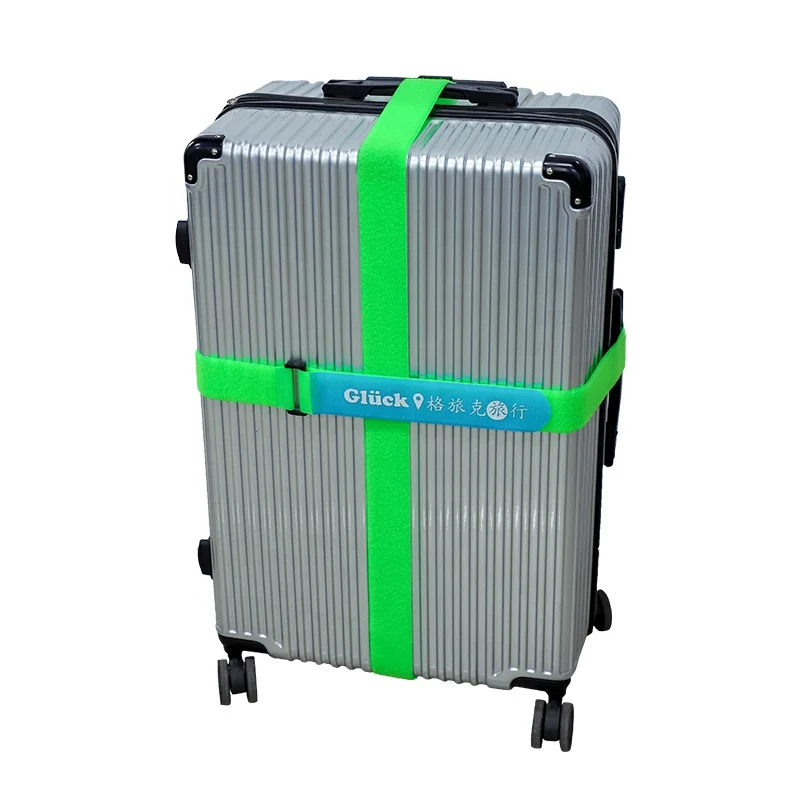 Custom brand logo adjustable hook and loop strap with plastic or metal buckle in sewing