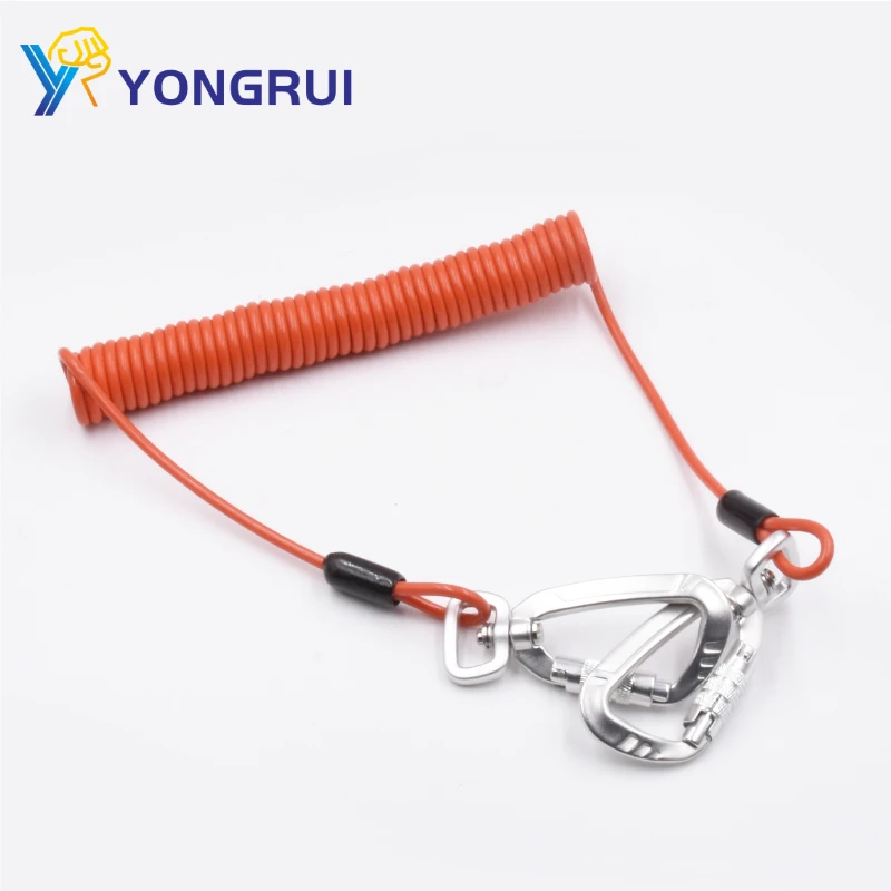 Customizable Underwater Tether Safety Retractable Tool Lanyard Surfing Rope