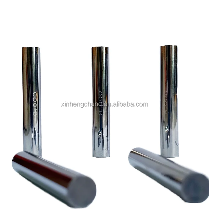 Chamfer round smooth high precision carbide hardness up to 93 degrees tungsten steel pin gauge rod