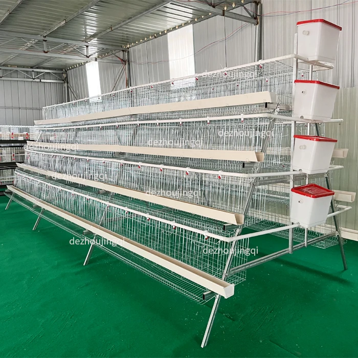 3 tiers A type layer chicken cage for sale