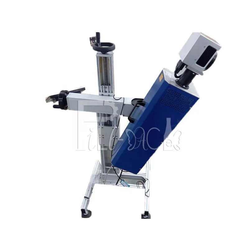 
1KW air cooled Laser date printing line / plant / unit for drink bottles 