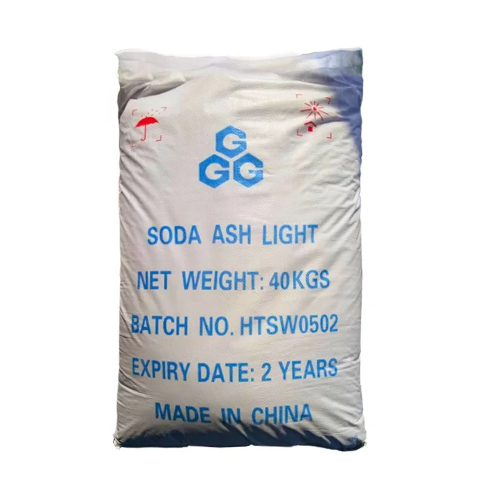soda ash light bulk na2co3 99.2% in 25kg jumbo bags for swimming pool oil and gas