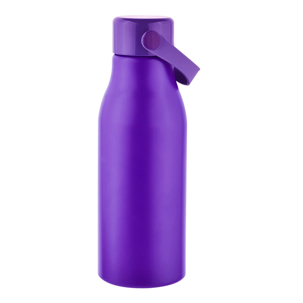 New Design Aluminum Sport Metal Drinking BPA Free ECO Friendly For LOGO Disposable Water Bottle 24oz 700ML With Lid and Handle
