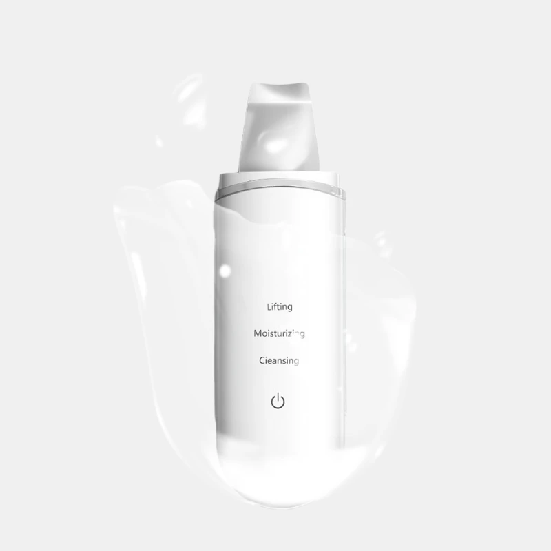 Pore Cleansing Peeling Portable Skin Spatula Facial Scrubber Silicone Facial Scrubber Ultra Sonic Skin Scrubber