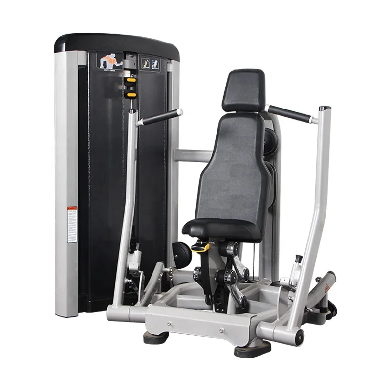 High Quality Chest Exercise Strength Training Commercial Gym Fitness Equipment Pin Loaded Chest Press Machine