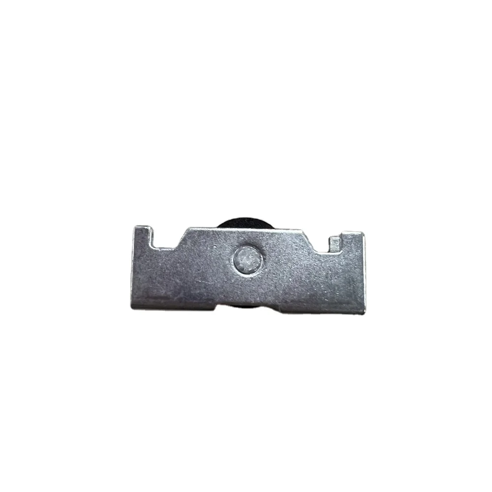 garruchas South America RUEDA PARA VENTANA single nylon bearing roller galvanized iron housing sliding window roller wheel