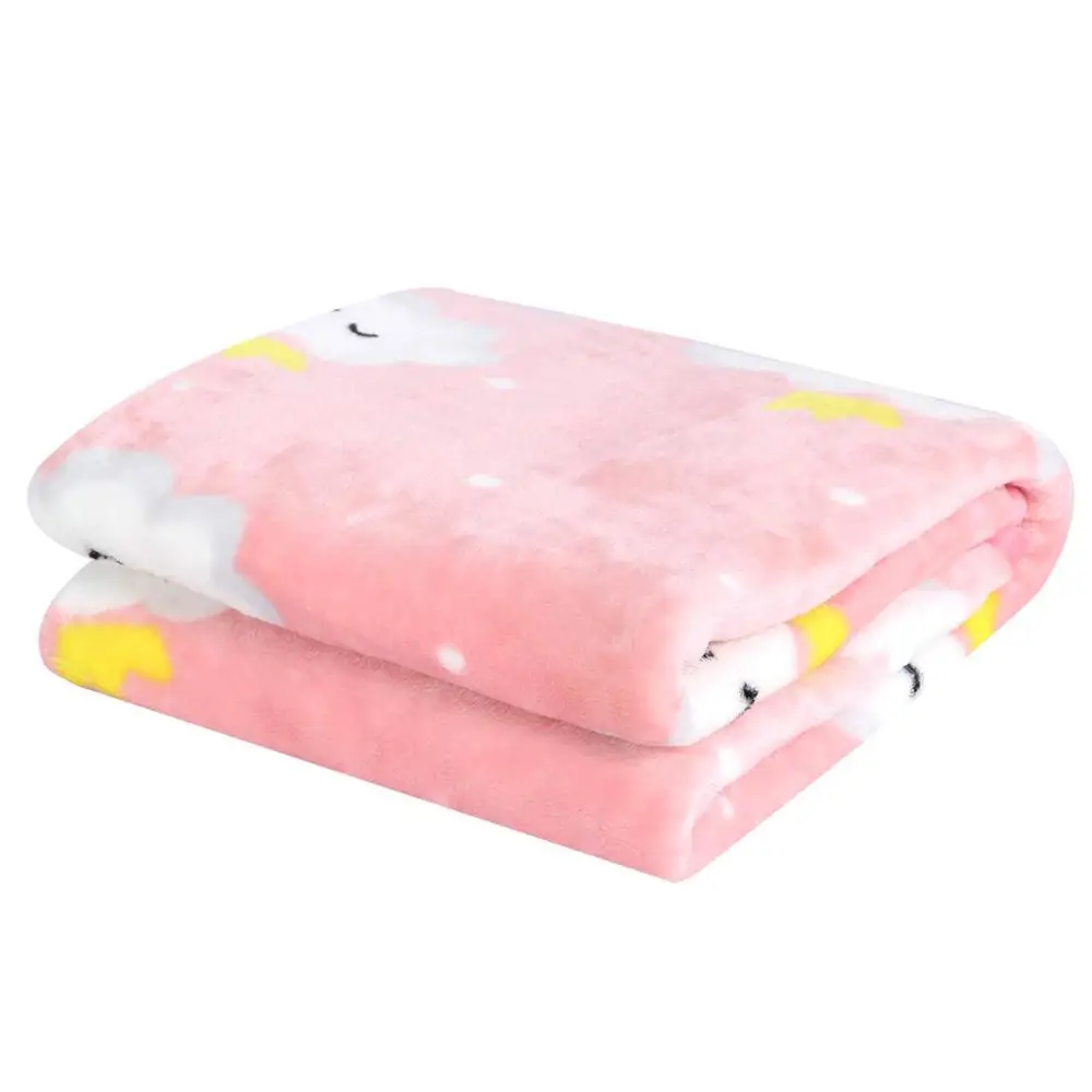 
wholesale personalized 100% polyester soft touch flannel fleece kids and baby blanket china 