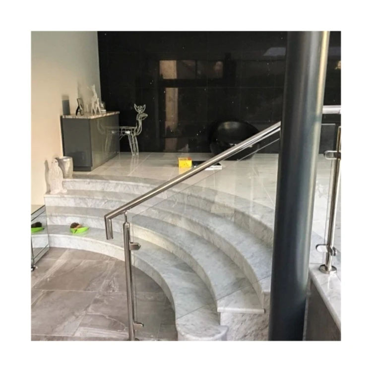 Glass Railing Fitting Floor Mounted Spigot Handrail Accessories 304 316 Stainless Steel Glass Clamp For 8-12Mm Glass