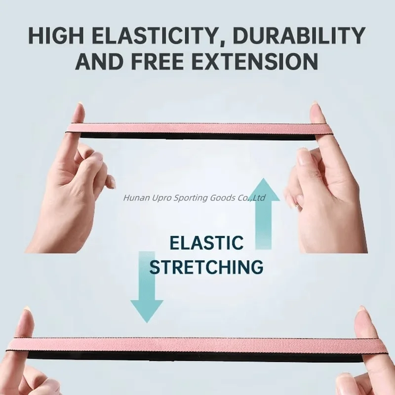 2 pieces Thin Non-Slip Elastic Sports Headbands Hair Bands with Non Slip Silicone Grip Exercise Hair Sweatbands