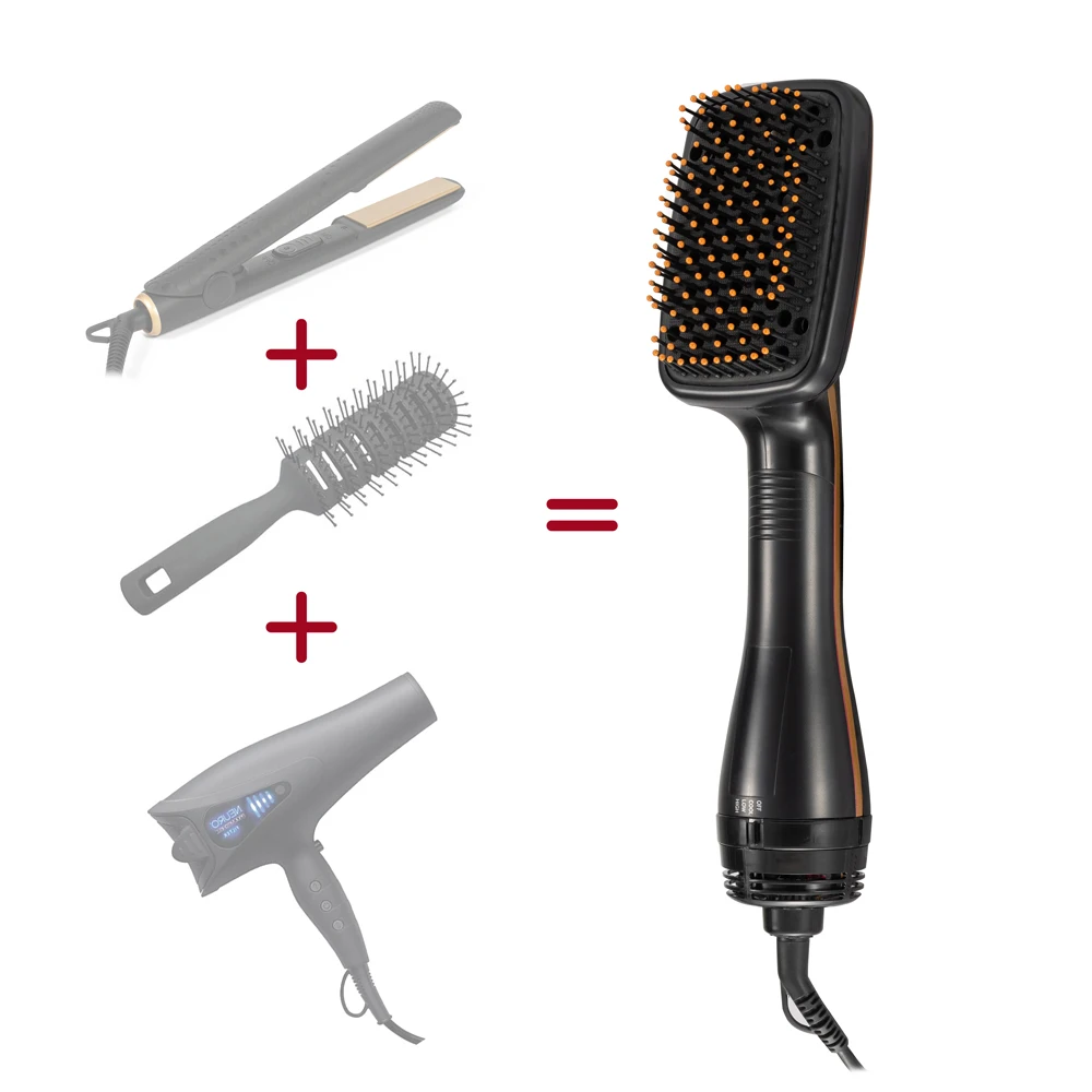 One-Step Hair Dryer & Volumizer Hot Air Brush 3-in-1 Hair Dryer Brush Styler