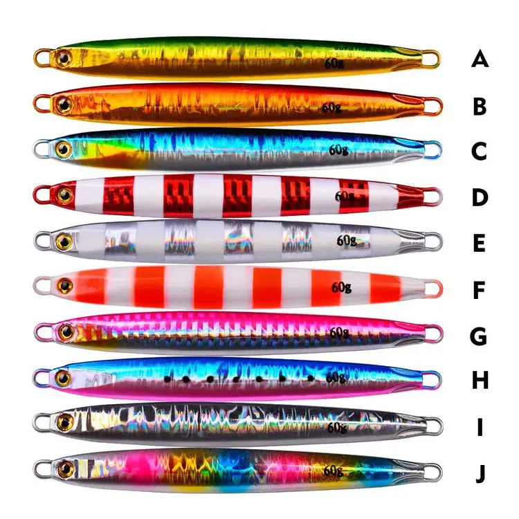 Most Popular Fishing Lures Long-range Iron Plate Lead  Luminous hardbody fishing lures