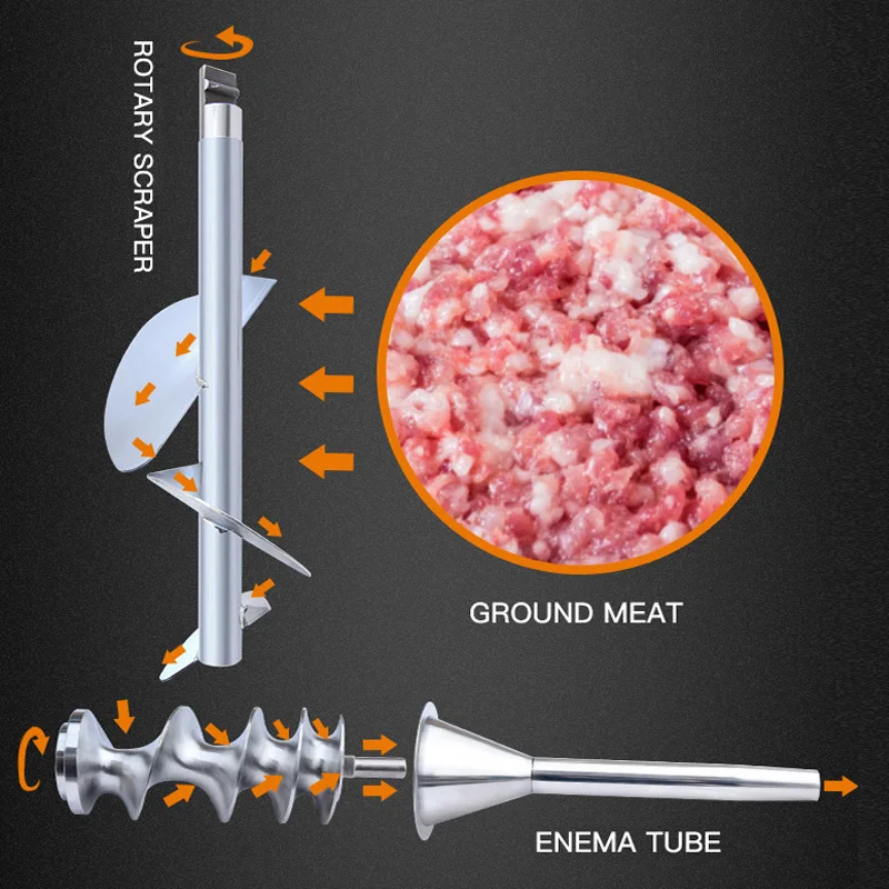 commercial professional pneumatic automatic electric sausage stuffer filling machine