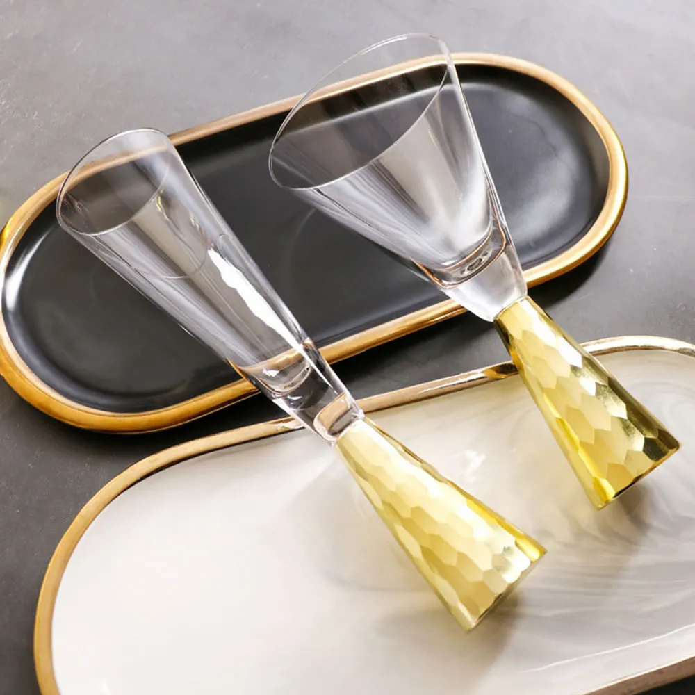 Telsen Best Selling thick stem colored Wine Glass