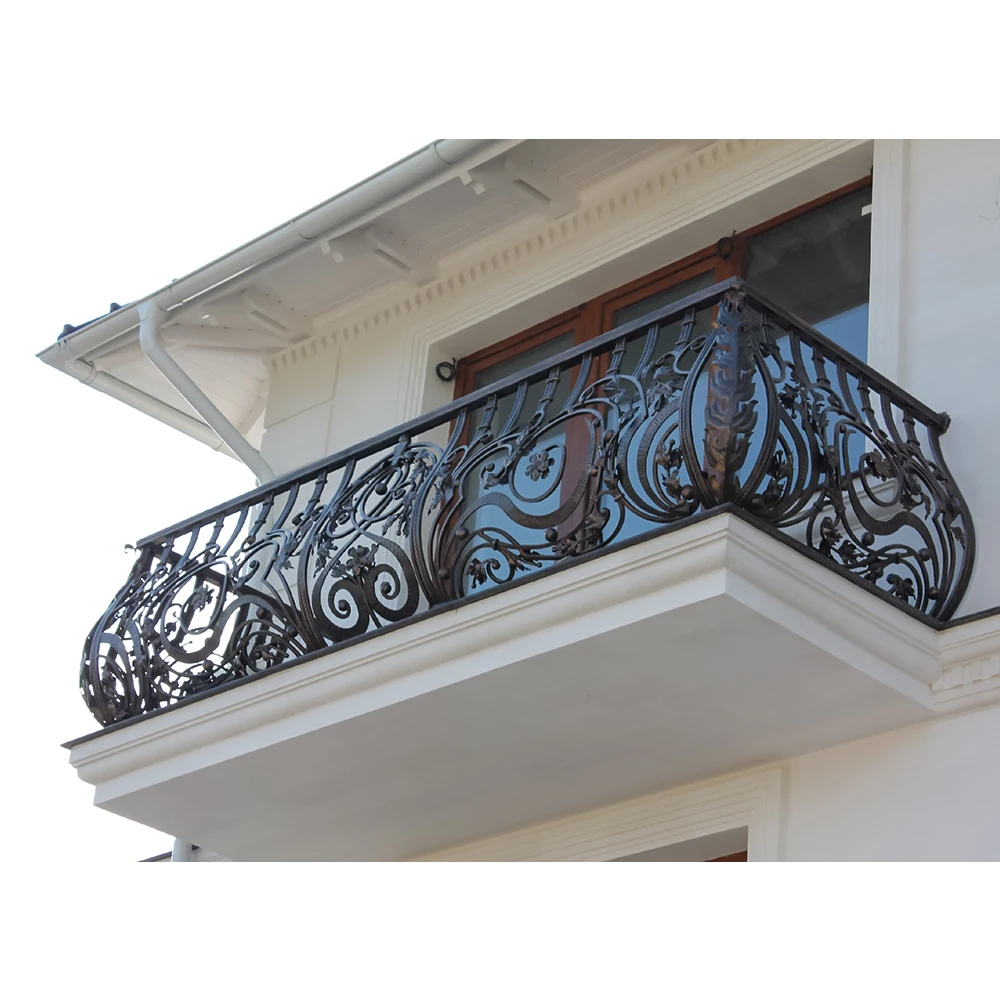 Aesthetic Wrought Iron Pattern Railing Exquisite Decorative Balcony Railings for Balcony