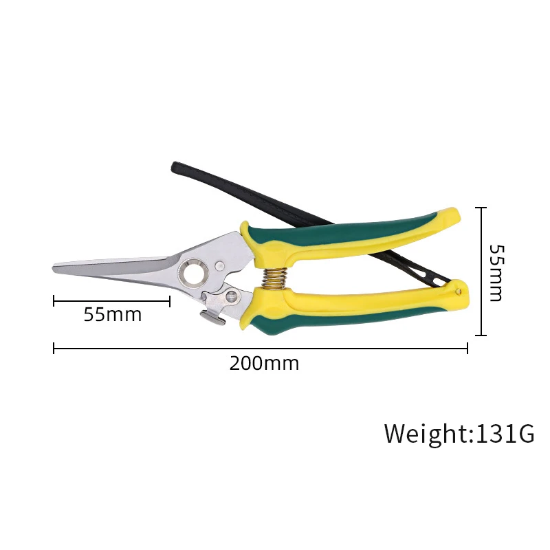 Professional Sharp Gardening Hand Pruner Garden Scissor garden flower grape fruit pruner shears